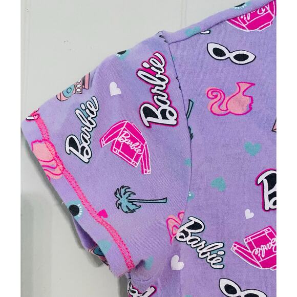 Barbie Dress Little Girl Large 10/12 Pink Purple‎ Knee Length School Play - Picture 3 of 4